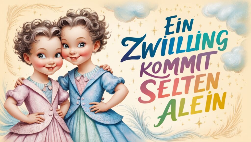 Ein Zwilling kommt selten allein